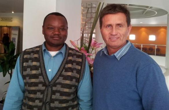 SmartBank co-founders Sylvain Ntumba and David Hartley