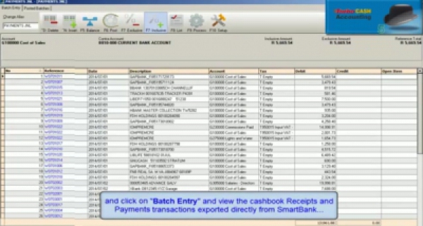 SmartBank Bank Manager also works beautifully with TurboCASH Accounting versions 4 and 5!